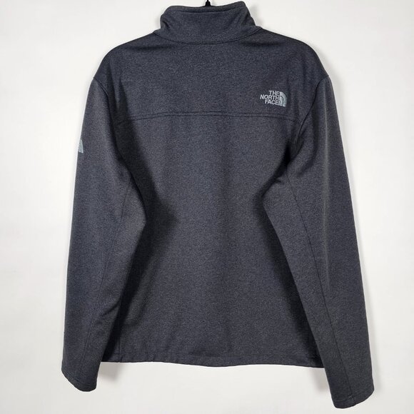 The North Face Ridgeline Soft Shell Mens Large Long Sleeve Gray Full Zip Jacket - Picture 2 of 7